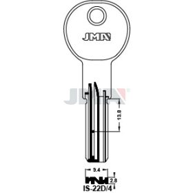 IS-22D/4 mágneses réz nyerskulcs 