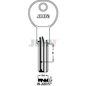 IS-22D/5 mágneses réz nyerskulcs 