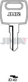 JD-4D KULCS            John Deere       réz