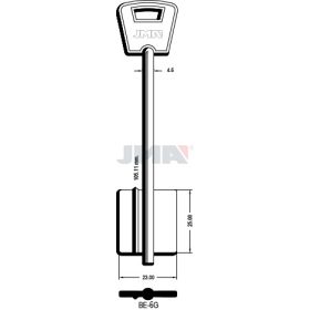   BE-6G   kéttolas kulcs  réz  BETA    4,6 Á - 104 H - 25,2 M x 23 SZ mm