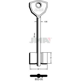   BOD-3G  kéttollas kulcs 4,96 Á- 85H-14M x 22SZ Boda BOD-1G ford. 2BOD84R/5BDA4