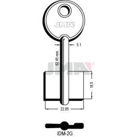   IDM-2G   KÉTTOLLAS KULCS    5 Á - 62,5 H - 16, 5 M x 22,9 SZ mm