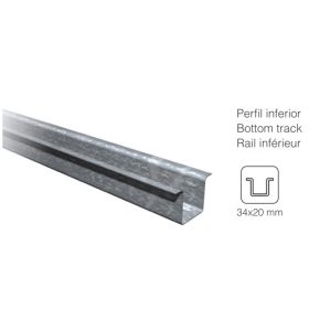 ALSÓ SÍN SF-40/75/201/401  3 M  ACÉL