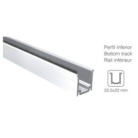 ALSÓ SÍN SF-40/75/201/401  3 M  ALU