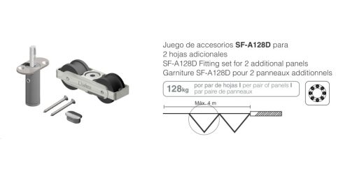 SF-A128D HARMÓNIKA AJTÓ SZETT TOVÁBBI (4-6) LAPOKRA