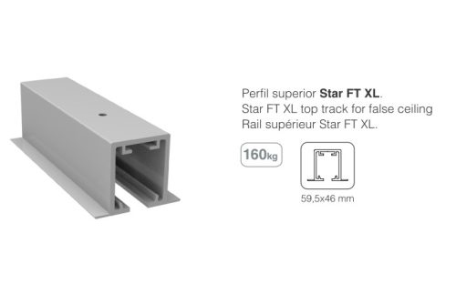 FELSŐ SÍN ÁLMENNYEZETHEZ 3 M ALU SF-A128D HARMÓNIKA SZETTHEZ 